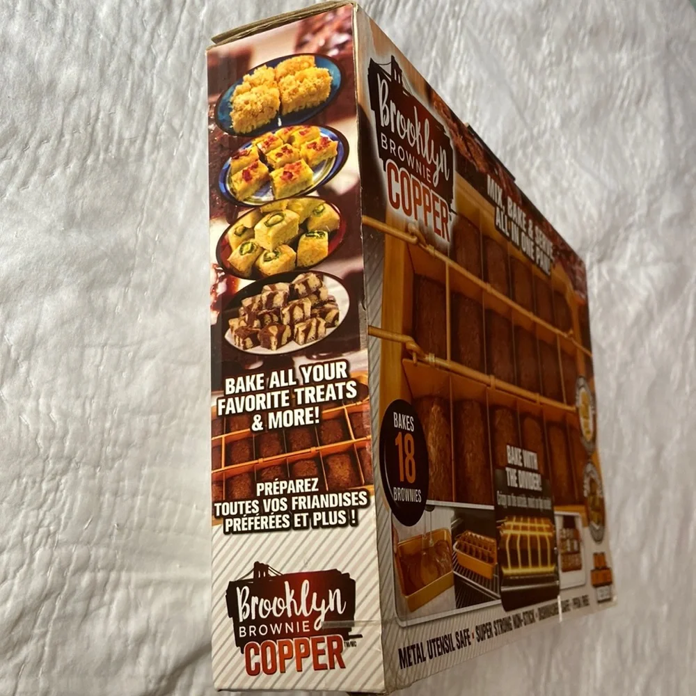 As Seen On TV Brooklyn Brownie Copper 18 Brownies - Picture 5 of 7